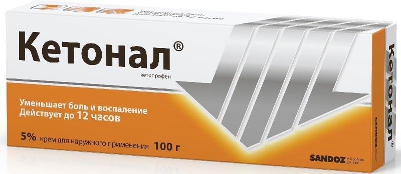 Кетонал, крем 5%, 100 г — купить в интернет-аптеке OZON. Инструкции ...