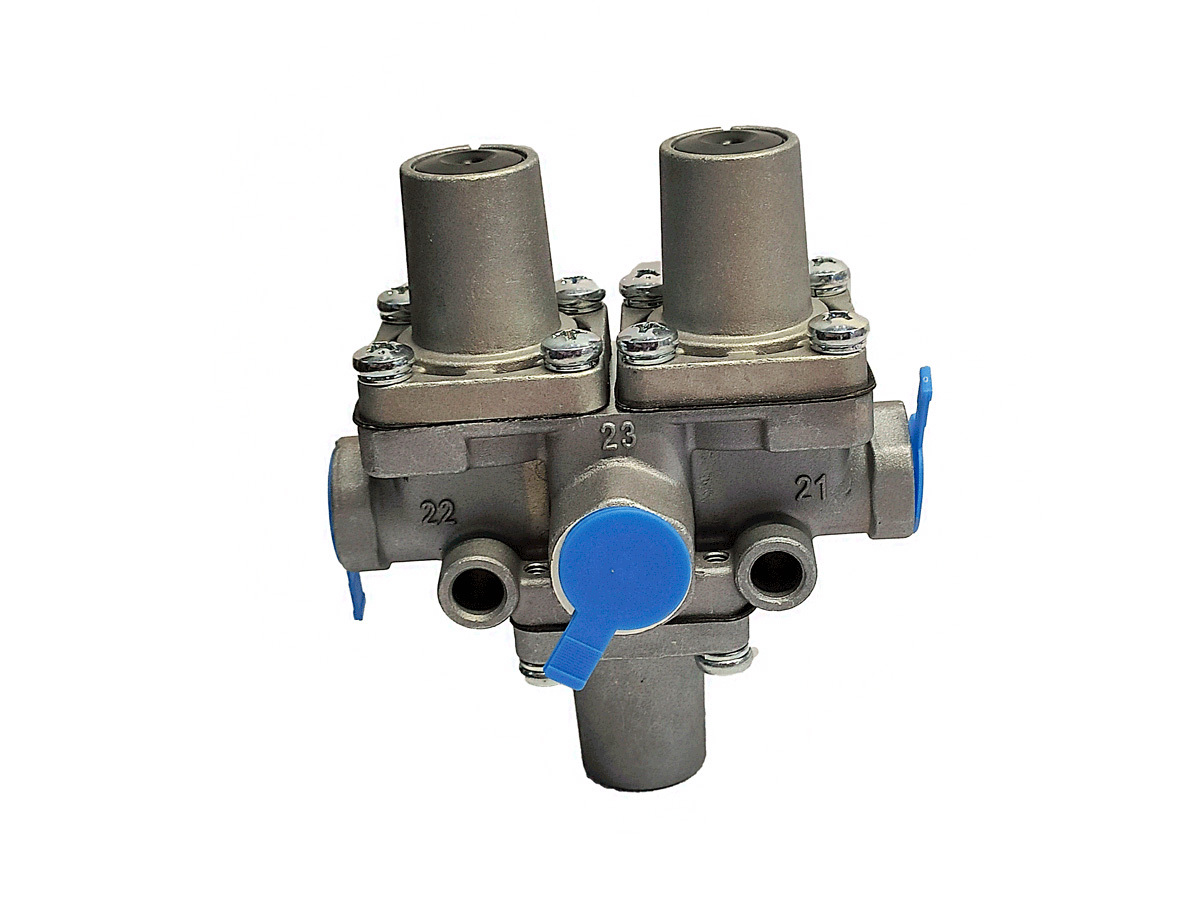 Купить 100-3515210 Клапан ЗИЛ,КАМАЗ,МАЗ,УРАЛ защитный тройной. Характеристики, в