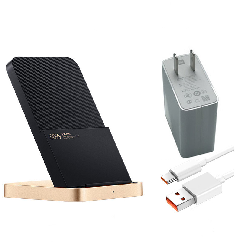 БеспроводнаязарядкакомплектXiaomiMDY-12-EN(50WWirelessCharger+67Wcharger+6Acable),черный