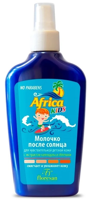 Флоресан Africa kids МОЛОЧКО после солнца, 200мл