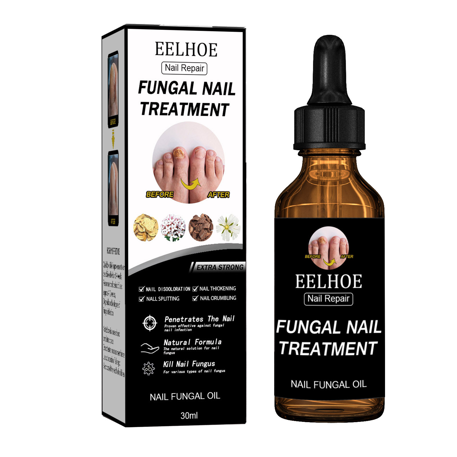 Eelhoe nail repair oil восстанавливающее масло для ногтей (30 мл)