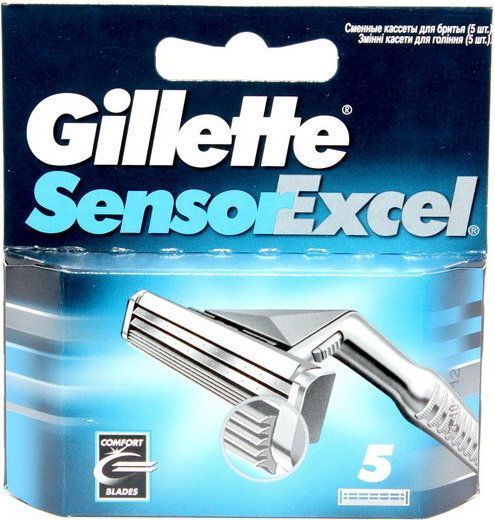 Gillette sensor excel сменные кассеты для бритья 10шт