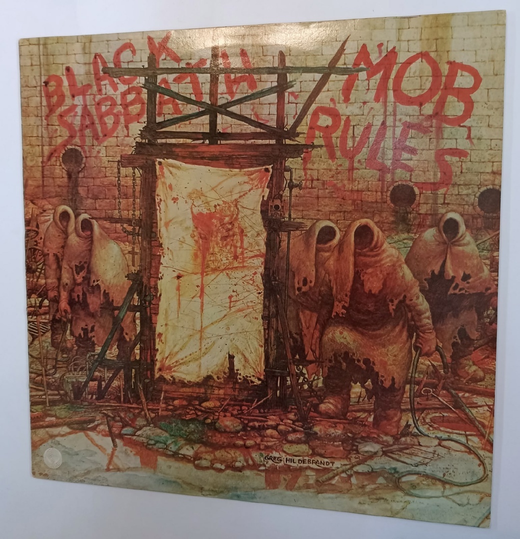 Виниловые пластинки Black Sabbath Mob Rules российское издание.