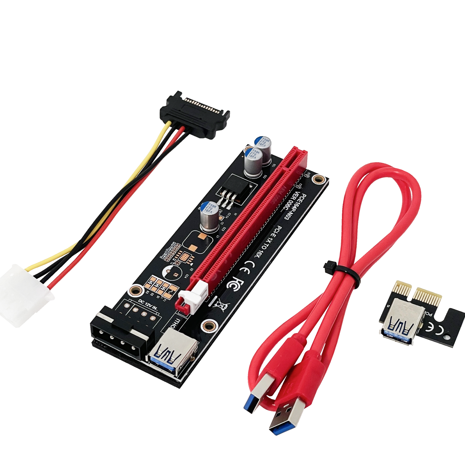 PCI to Molex. Райзер. PCI to Molex Shem.
