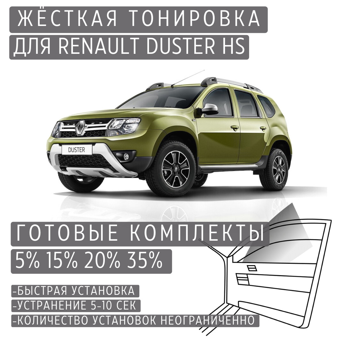 Съемная тонировка Renault Duster 1 Tonirovkoff купить в интернет-магазине Wildberries