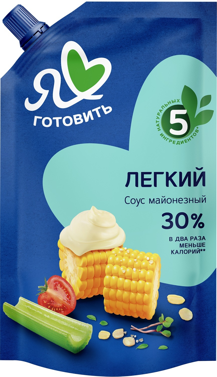 Майонез Я Люблю Готовить Легкий 30%, 390 мл - купить с доставкой по  выгодным ценам в интернет-магазине OZON (175959418)