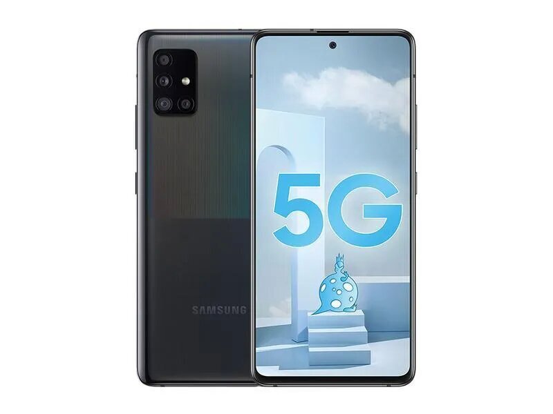 SamsungСмартфонGalaxyA51(A516N)5GоднаSIM-карта100%поддержкарусскогоязыка6/128ГБ,черный