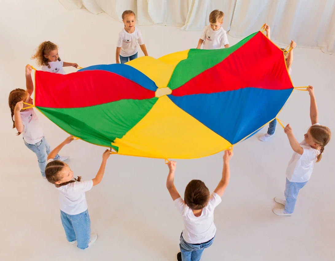 Парашют для аниматоров. Парашют для детских игр. Парашют для детского сада. Парашют детский игровой. Игры с парашютом для детей.