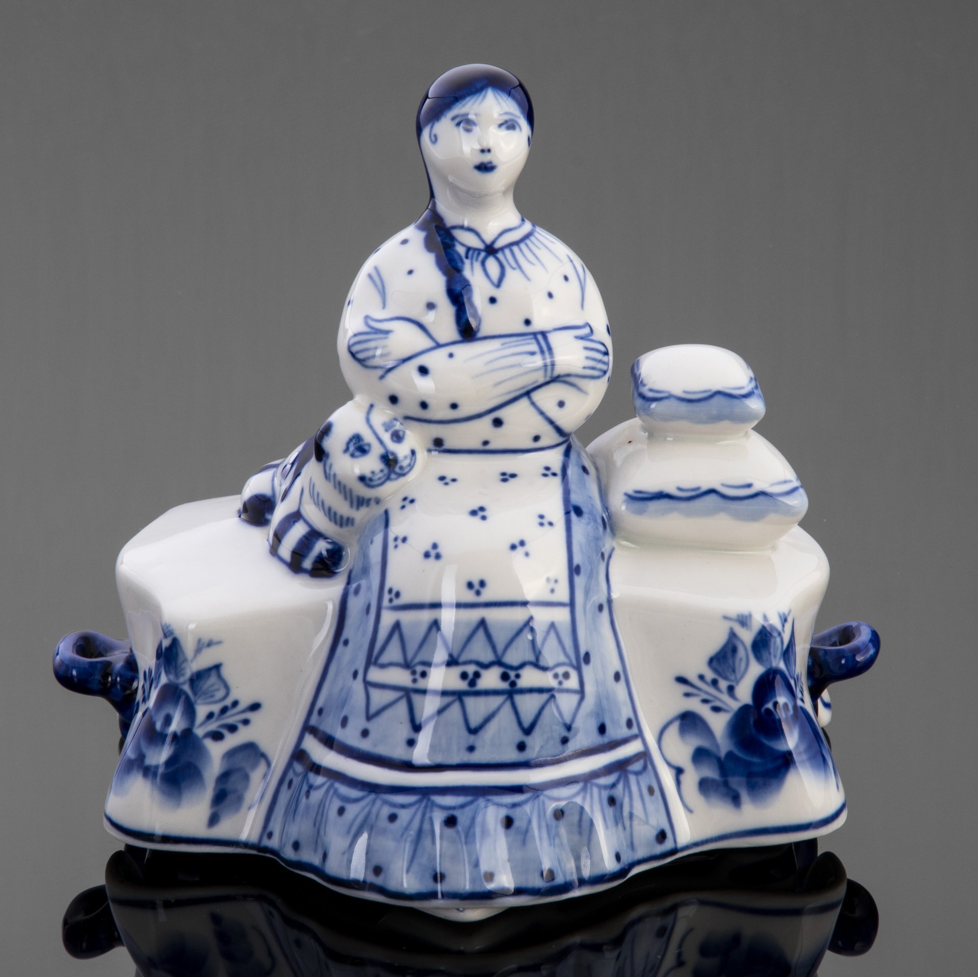 девочка гжель.