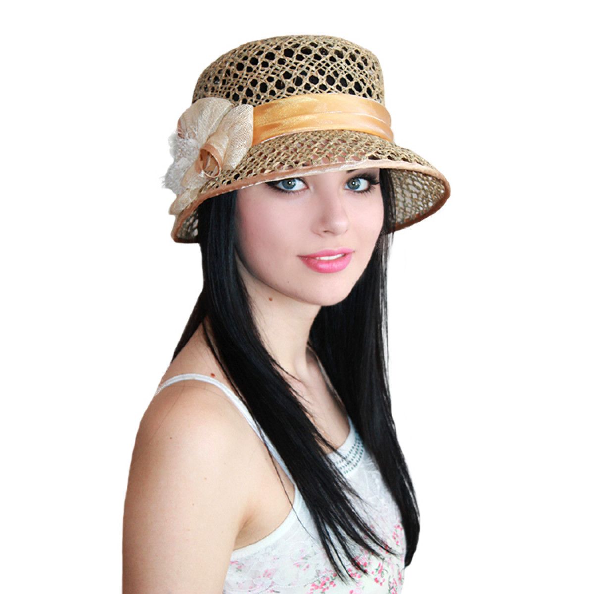 Шляпа соломенная женская