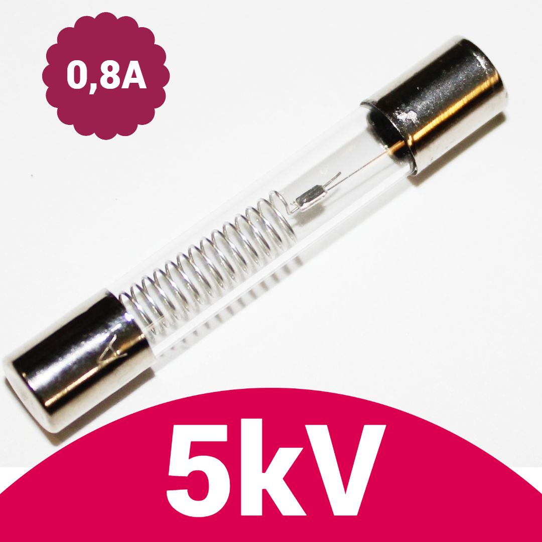 Предохранитель для микроволновки 5kv 0.8 a купить