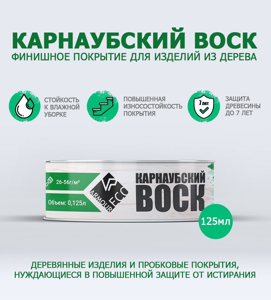 ARMOUR Воск интерьерный 0.125 л., Бесцветный