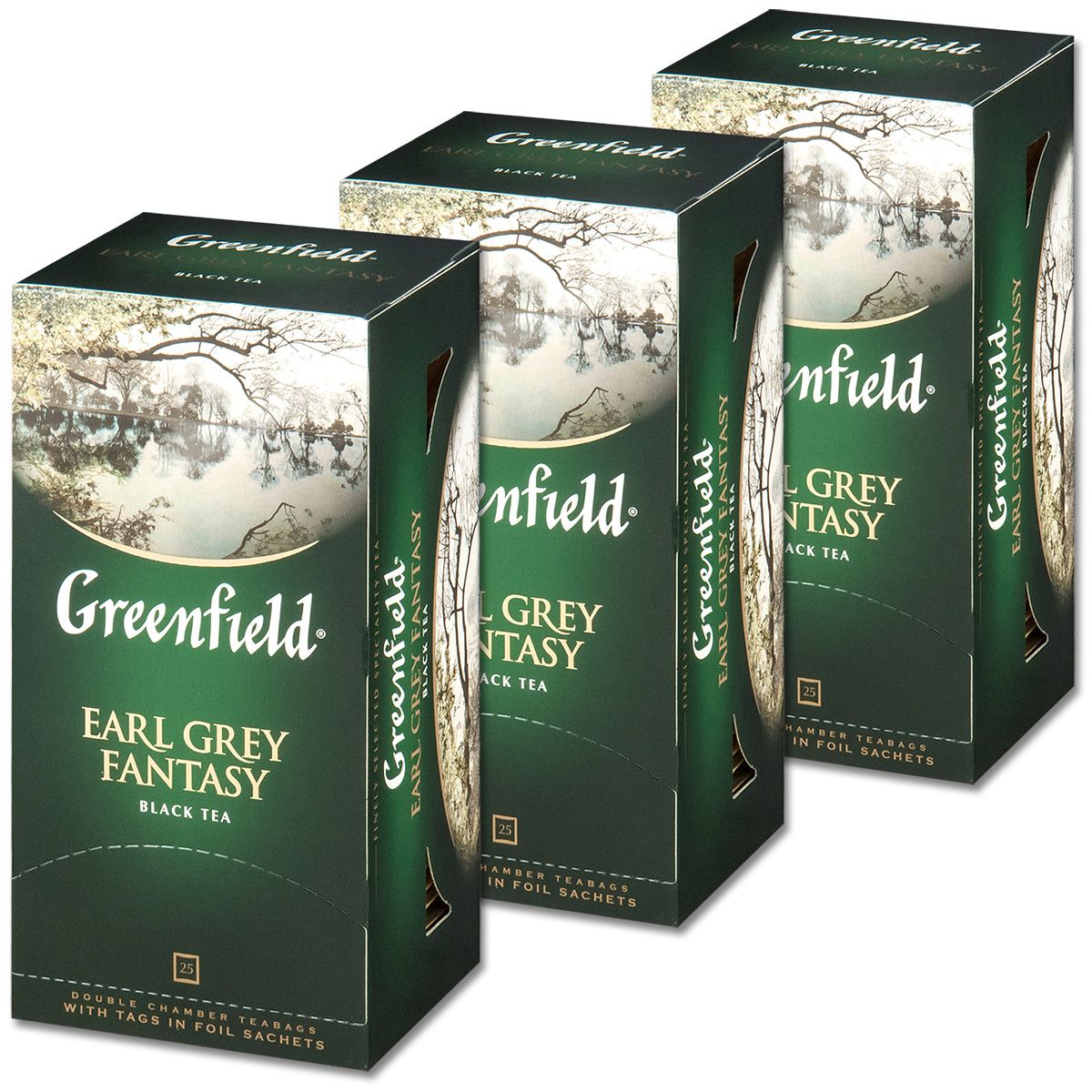 Чай черный greenfield earl grey fantasy