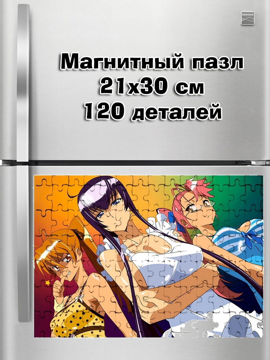 Характеристики пазл с магнитом Школа мертвецов Highschool of the Dead 1 120...