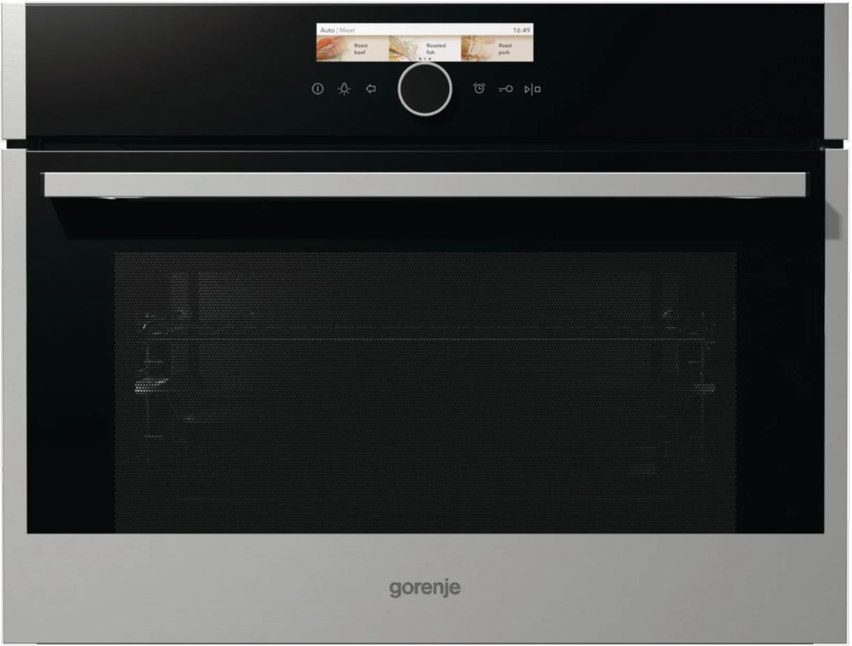 Компактный духовой шкаф с свч gorenje