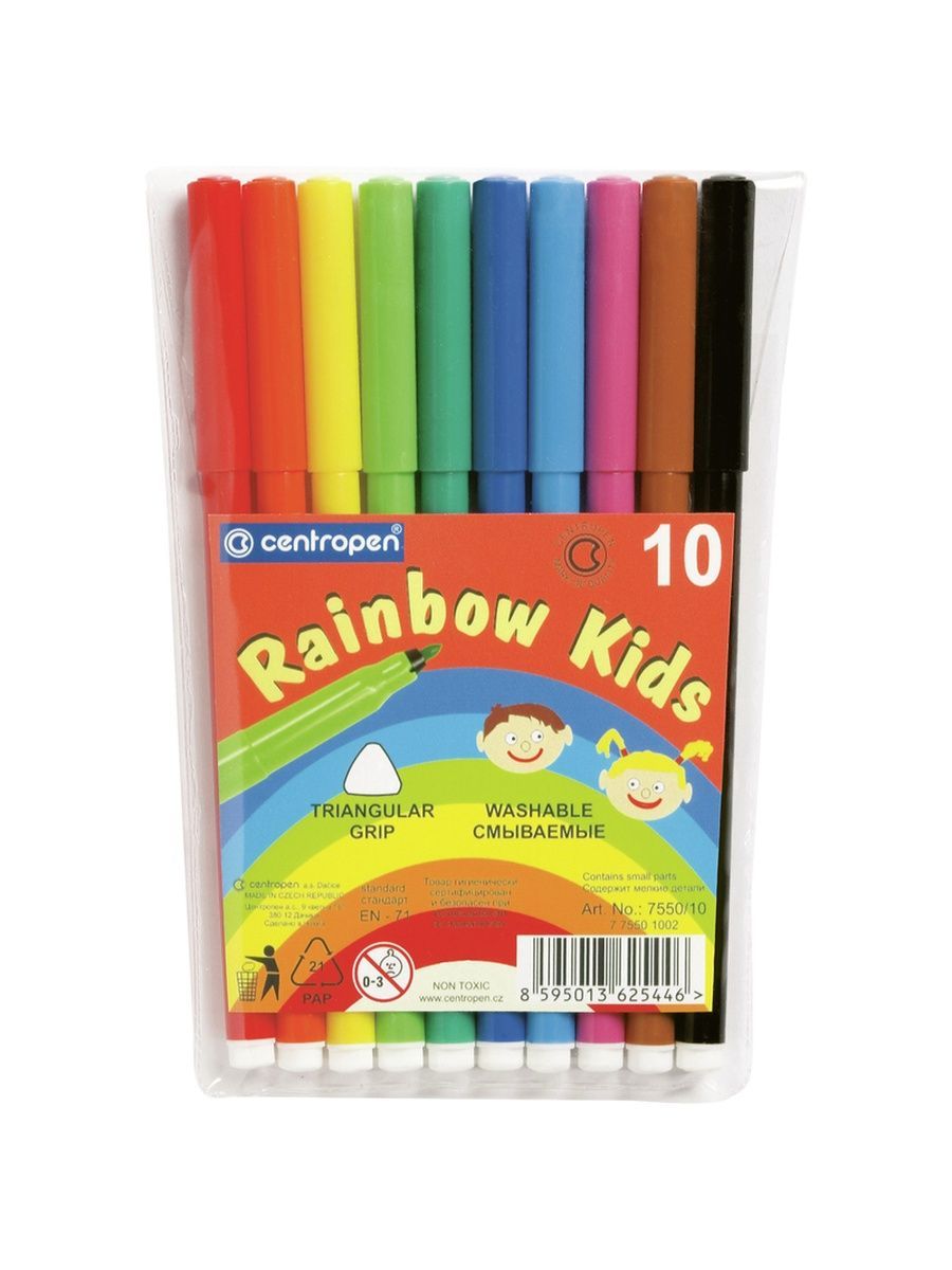 Фломастеры 10. Centropen 30цв.7550 Rainbow Kids. Centropen фломастеры смываемые. Centropen набор фломастеров Rainbow Kids (7550), 24 шт.. Фломастеры 10 цв Центропен колор.