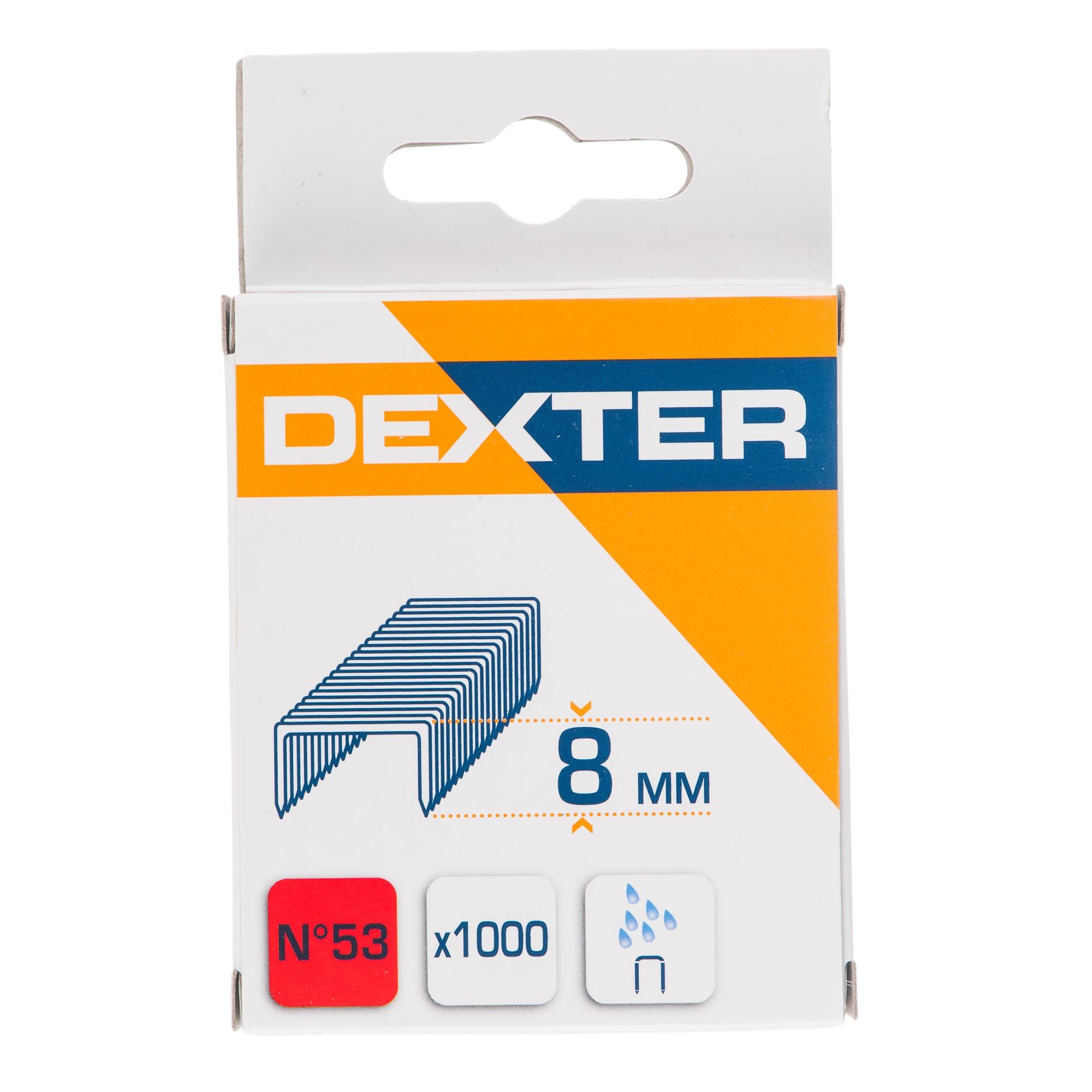 Скобы тип53/14мм 1000 шт Dexter