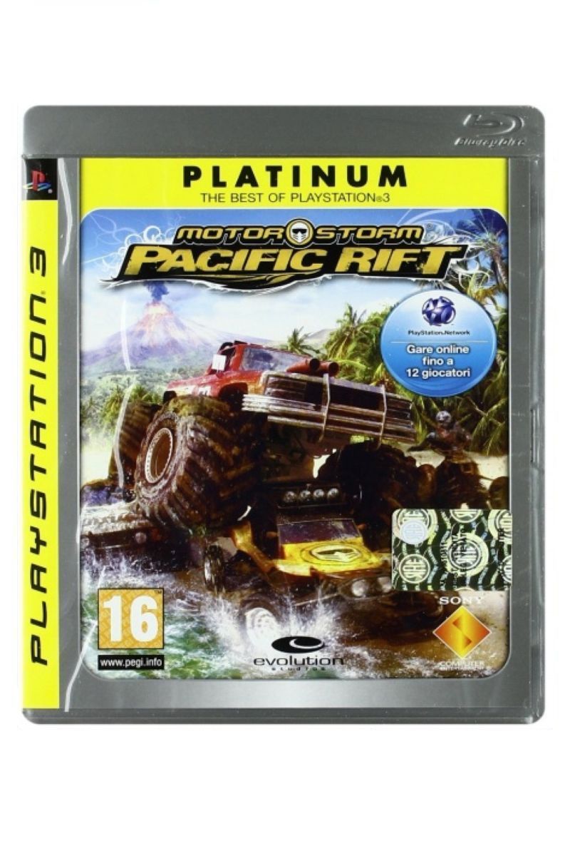 MotorStorm: Pacific Rift. Platinum. Видеоигра (PlayStation 3, Английская  версия, с русской документацией) гонки, 12+ / локально 1-4 игрока, сетевая  ...