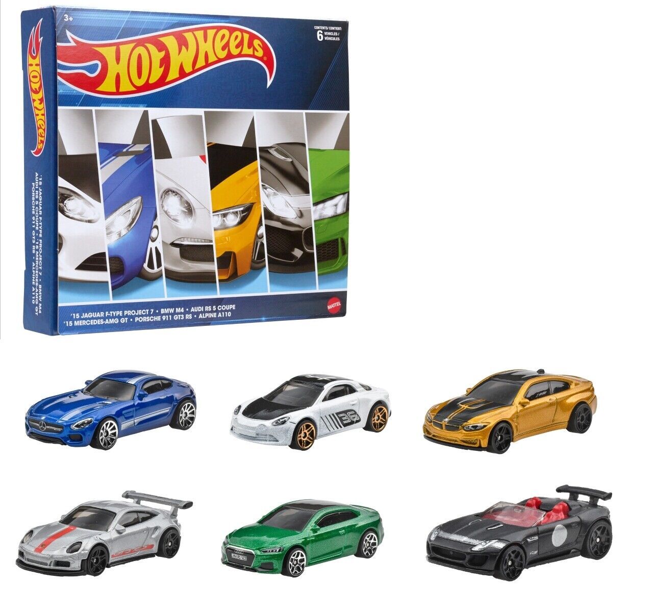 Carrinhos HOT Wheels Coleção European CAR Culture C/ 6 Miniaturas Mattel  HDH51 – Starhouse Mega Store