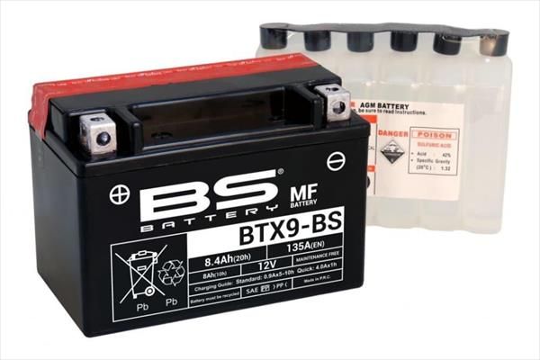 АккумуляторBS-BatteryBTX9-BS/YTX9-BS300621