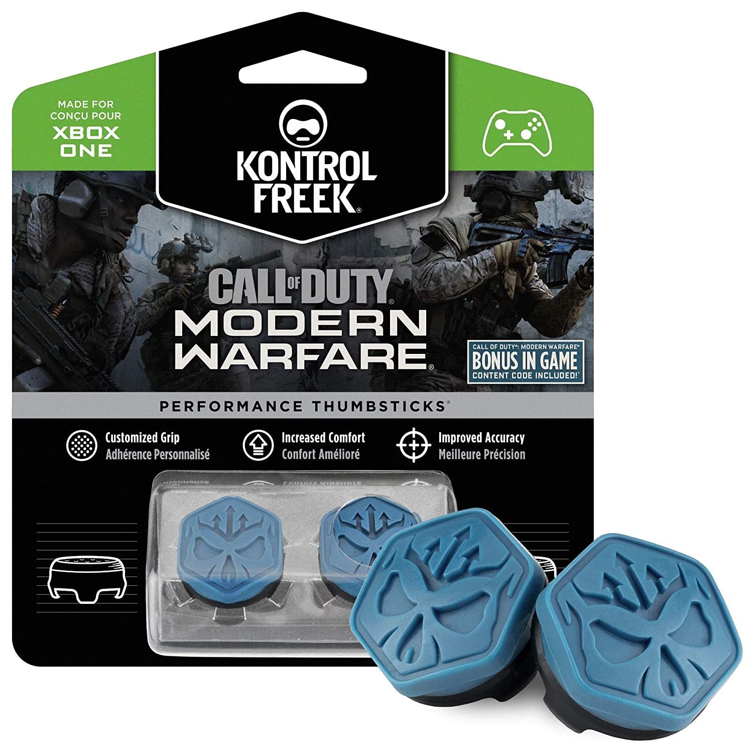 Насадки на стики FPS KontrolFreek Call of Duty Modern Warfare для геймпада  Xbox One / Series S X накладки 23 - купить по выгодной цене в  интернет-магазине OZON (803000227)