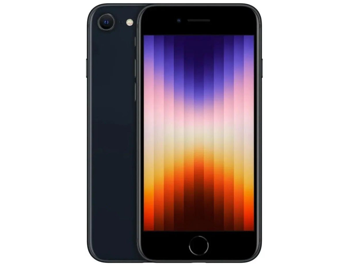 Apple Смартфон iPhone SE (2022) 4/64 ГБ, черный