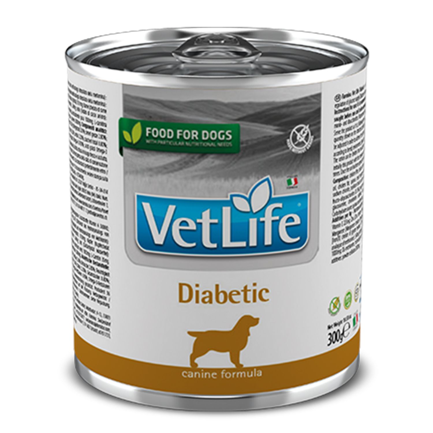 Влажный корм Farmina Vet Life Diabetic для собак при диабете, 300 г, 6 шт.