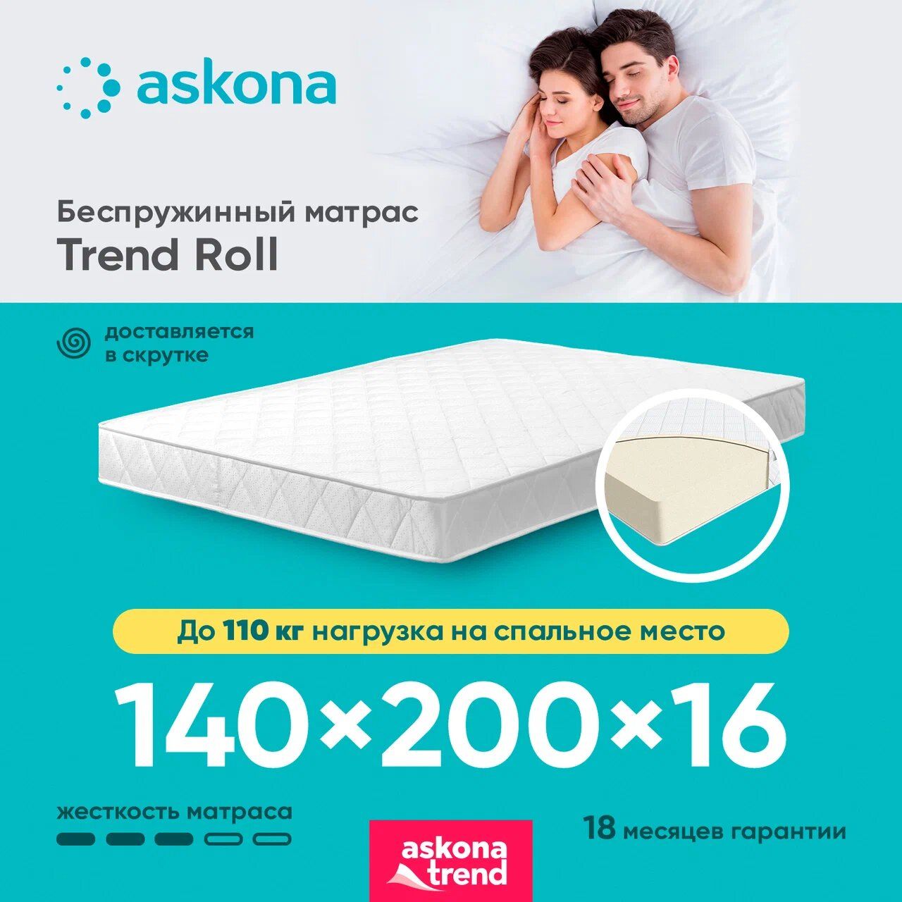 Матрас Askona trend Roll