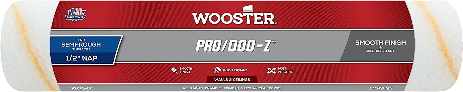 Валик малярный WOOSTER RR643-14 Pro/Doo-Z 1/2 (ворс 1,27 см, ширина 35,56 см)