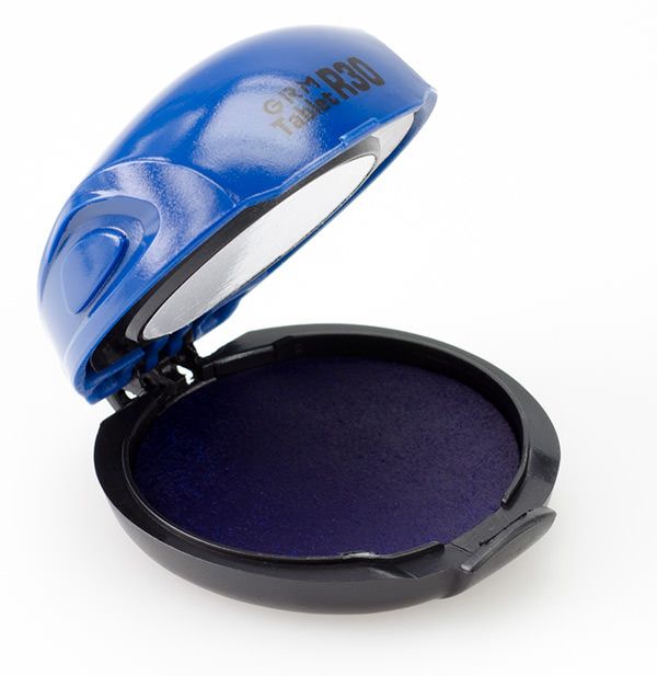 Оснастка для печати карманная GRM Tablet R30 корпус СИНИЙ, с подушкой, д.30 мм