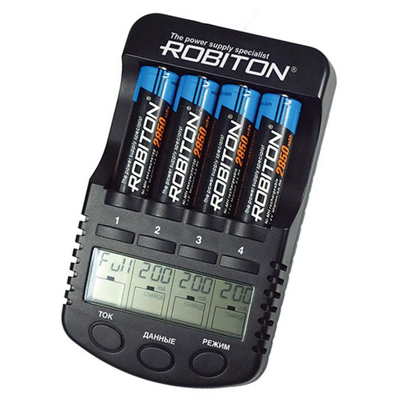 Зарядные устройства для аккумуляторов и тестеры батареек Robiton .