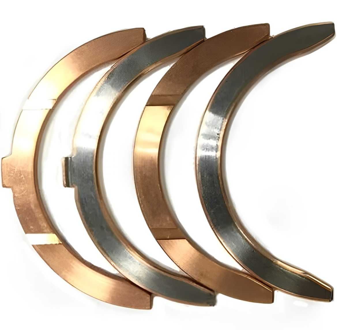 кольца осевого смещения коленвала газ 53. кольца коленвала. упорные полукольца коленвала змз 406. кольцо коленвала упорное газ-402. полукольца коленвала змз 405.