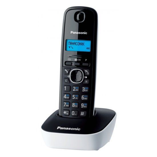 Радиотелефон DECT Panasonic KX-TG1611RUW белый