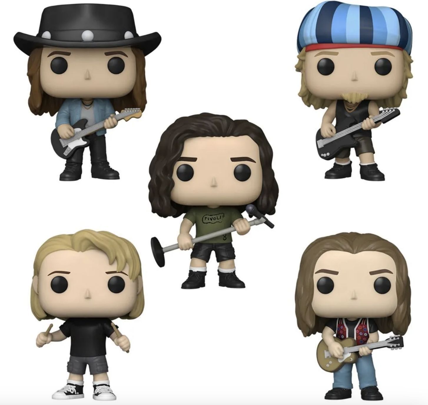 Pearl Jam Фигурка Funko POP! Rocks: набор из 5 фигурок участников группы  Pearl Jam - купить с доставкой по выгодным ценам в интернет-магазине OZON  (901669088)