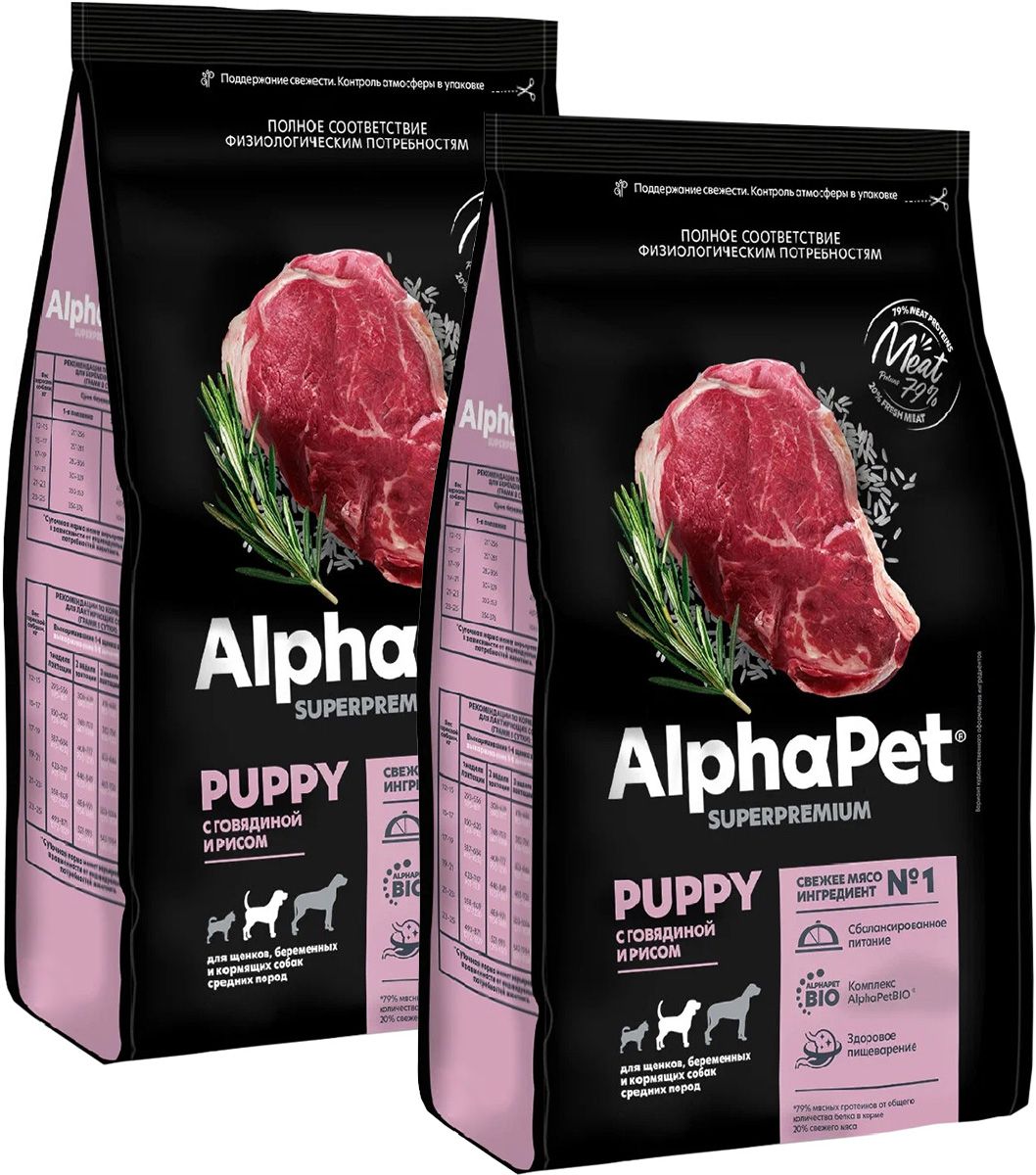 Alphapet superpremium корм для собак