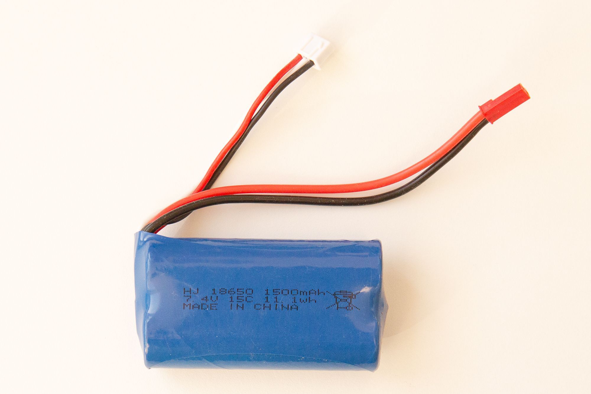 Аккумулятор 18650 LI-ION 7.4V 1500MAH ICR разъем JST