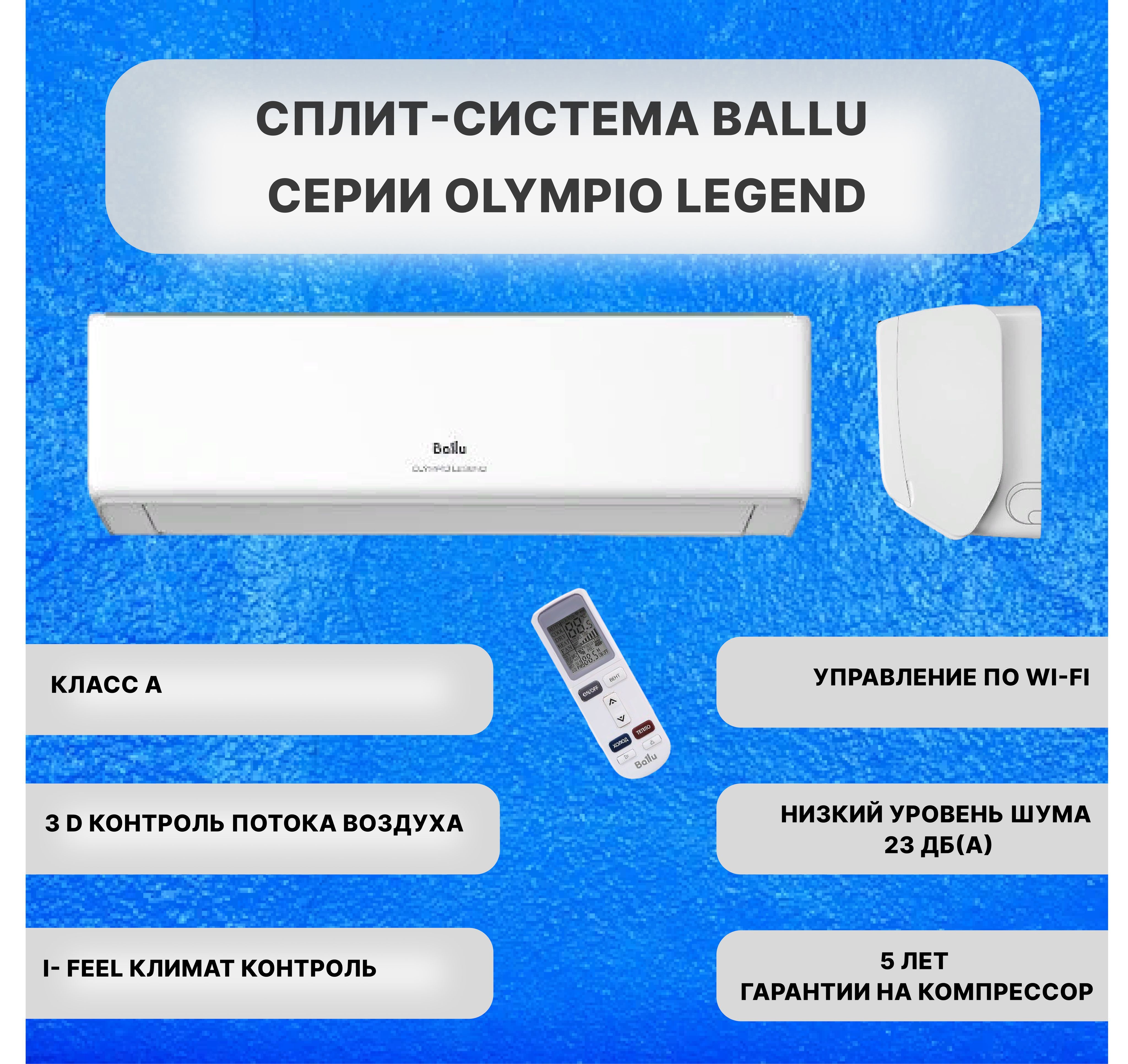 Ballu Olympio Legend. Сплит-система Ballu Olympio Legend BSW-07hn1_23y характеристика. Ballu Olympio Legend BSW-09hn1_23y отзывы.