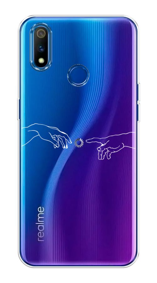 Как разобрать телефон realme Силиконовый чехол "Загрузка творения" на Oppo Realme 3 Pro / Реалми 3 Про, прозр