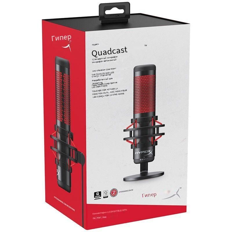 Hyperx quadcast white. Микрофон hyperx quadcast hx-micqc-bk. hyperx микрофон quadcast комплектация. hyperx quadcast s на пантографе. пантограф для микрофона hyperx quadcast s.