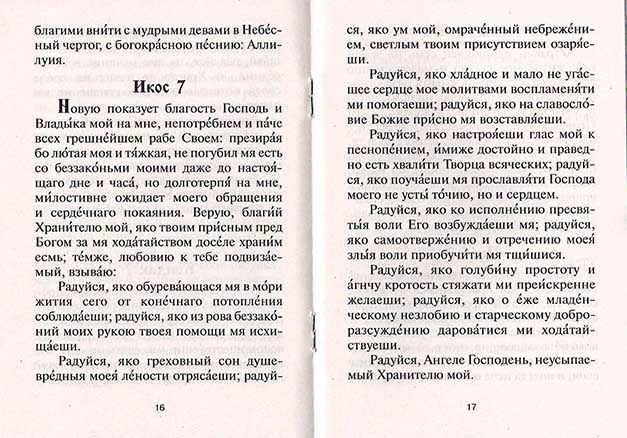 Акафист Ангелу хранителю читать по понедельникам.