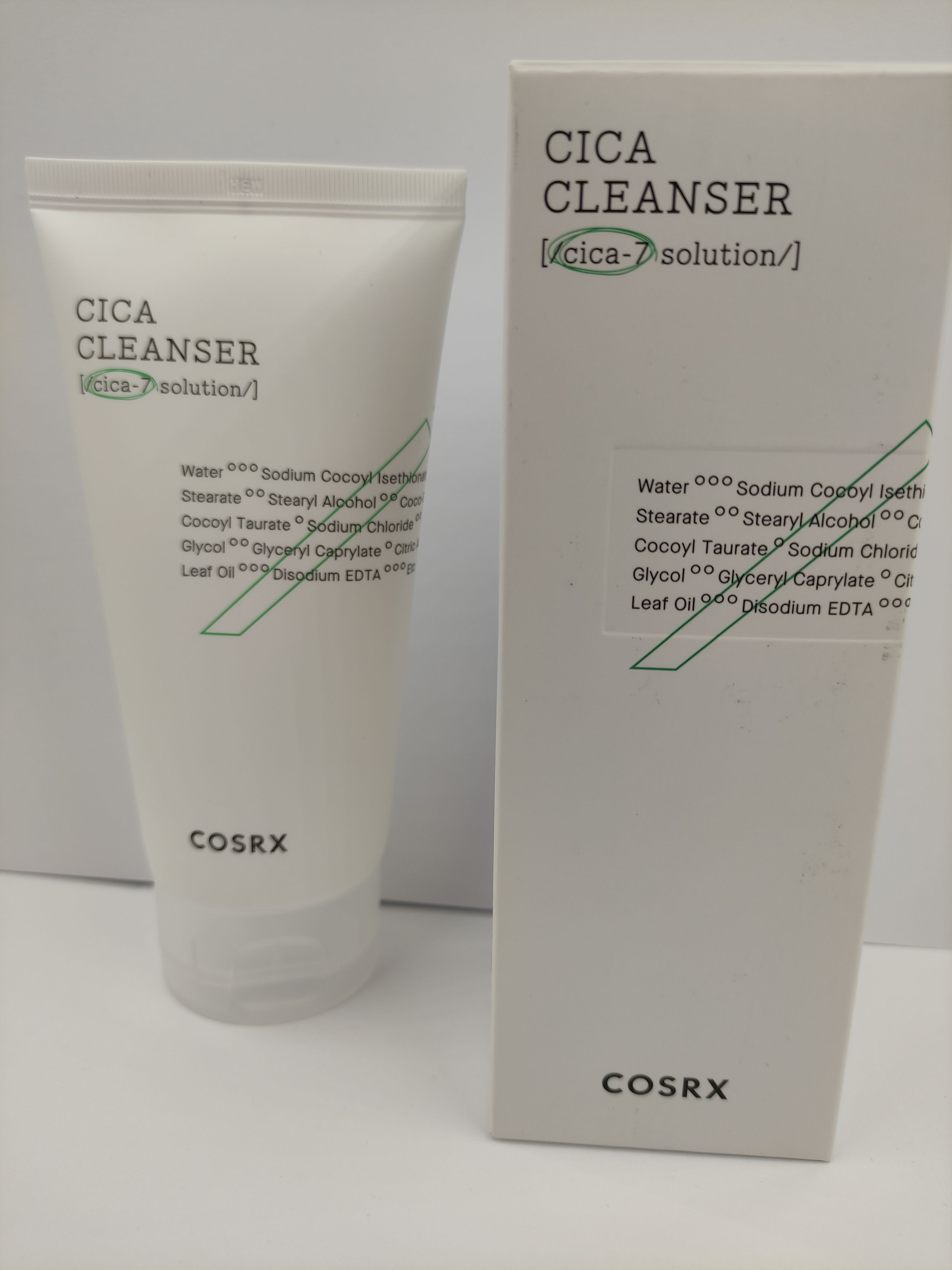 Cica cleanser. Мягкая пенка для чувствительной кожи COSRX Pure Fit cica Cleanser.