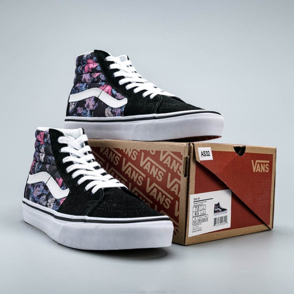 Vans sk8 hot sale hi floral