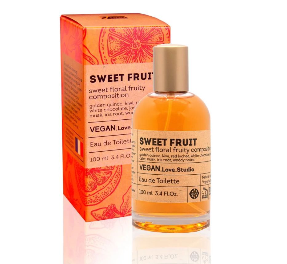 Веган лав студио. Туалетная вода Vegan Love Studio. Vegan Love Fruit туалетная вода. Vegan Love Studio Sweet Fruit туалетная вода. Vegan Love Studio Rich Musk туалетная во.