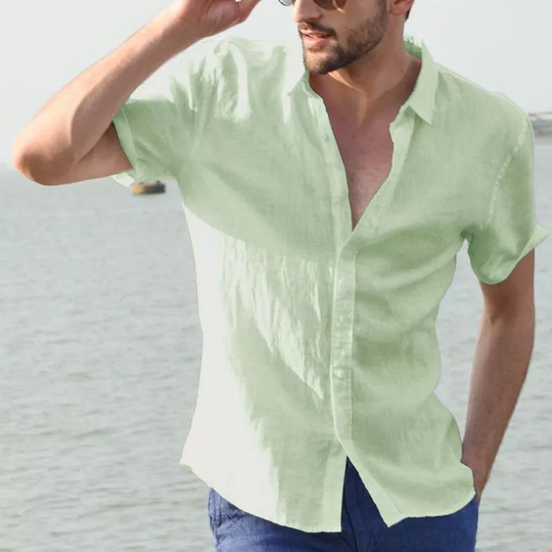 Male shirt. Рубашка коттон с коротким рукавом 100 хлопок мужская. Льняная рубашка мужская с коротким рукавом. Белая рубашка. Мужчина в рубашке.