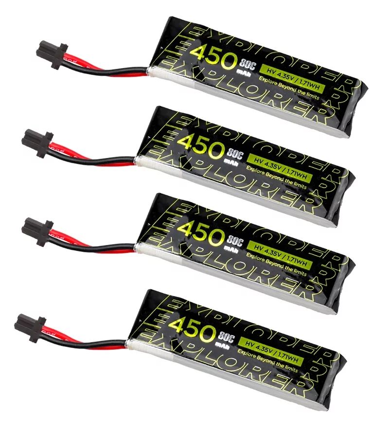 Flywoo Explorer 1S 3.8V HV 450mAh 80C Lipo GNB27 V2