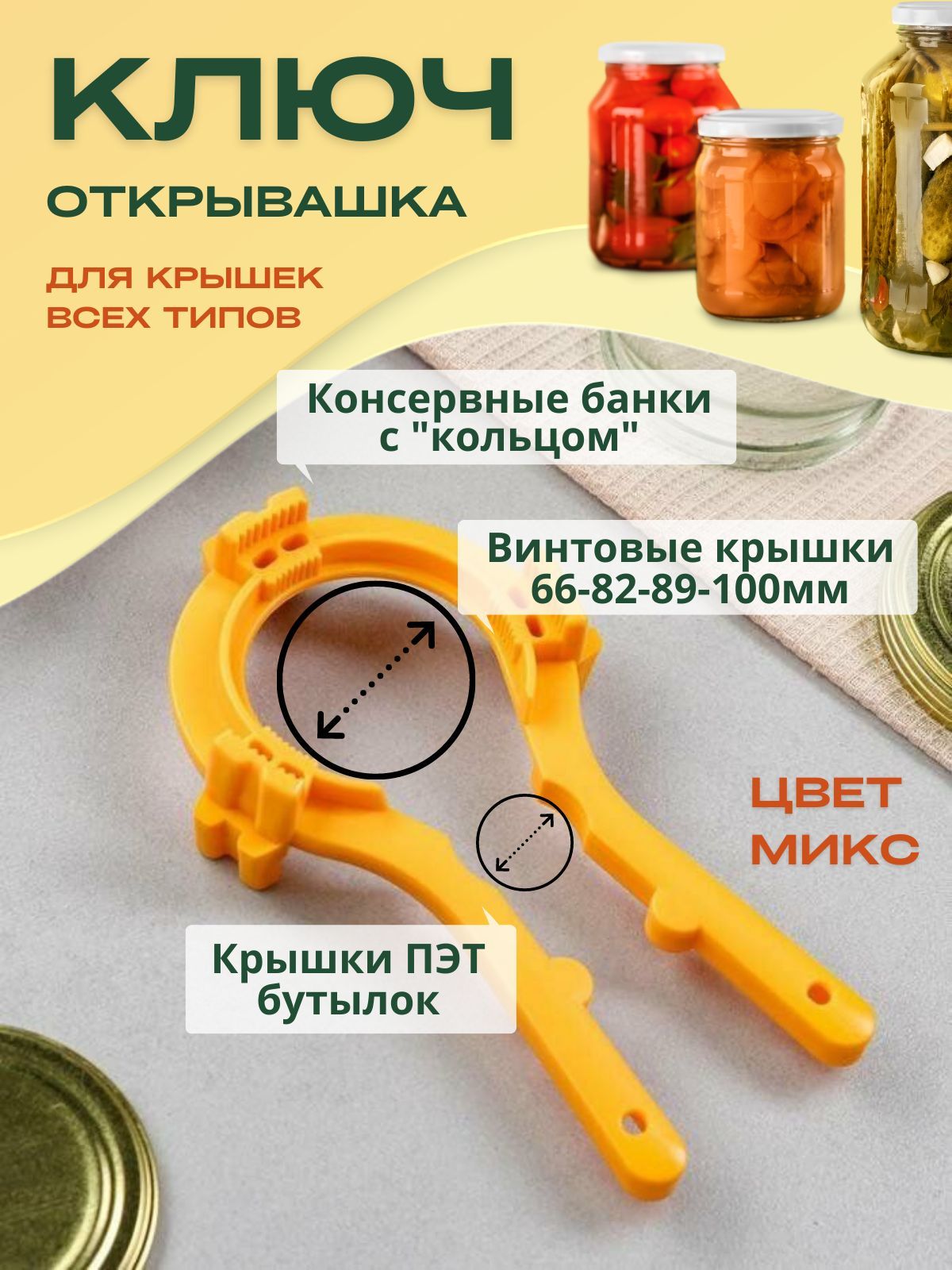 Открывалка Для Винтовых Банок Купить