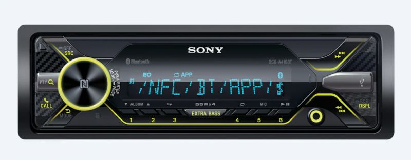 SonyАвтомагнитола,1DIN,0ГБ/0ГБ