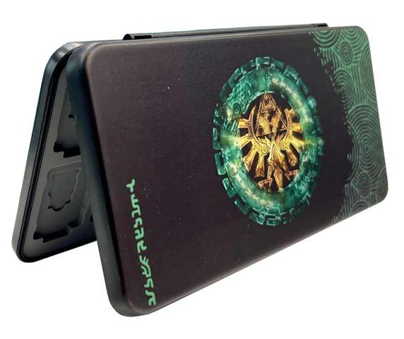 Кейсдляхранения24игровыхкартNintendoSwitchStorageBox(TLOZ:TearsoftheKingdom)(зеленый)