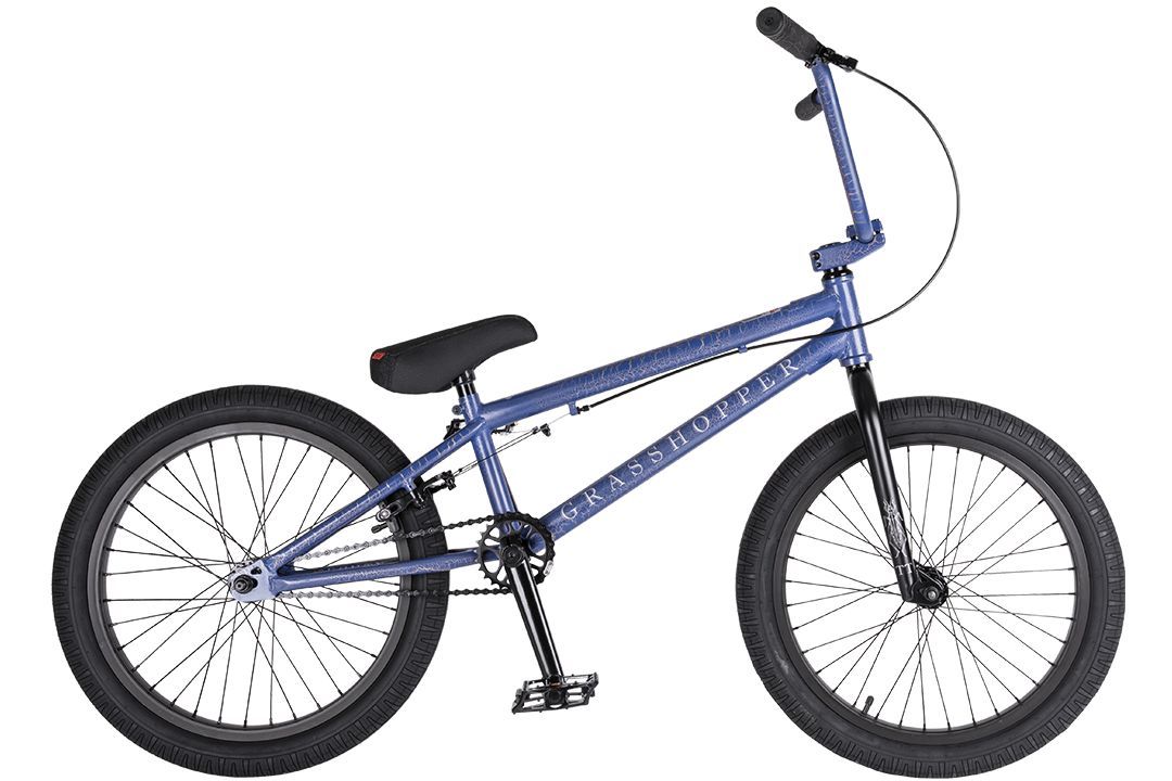 Велосипед Tech Team Grasshoper, BMX, 20", 1 скорость, синий, NN000797