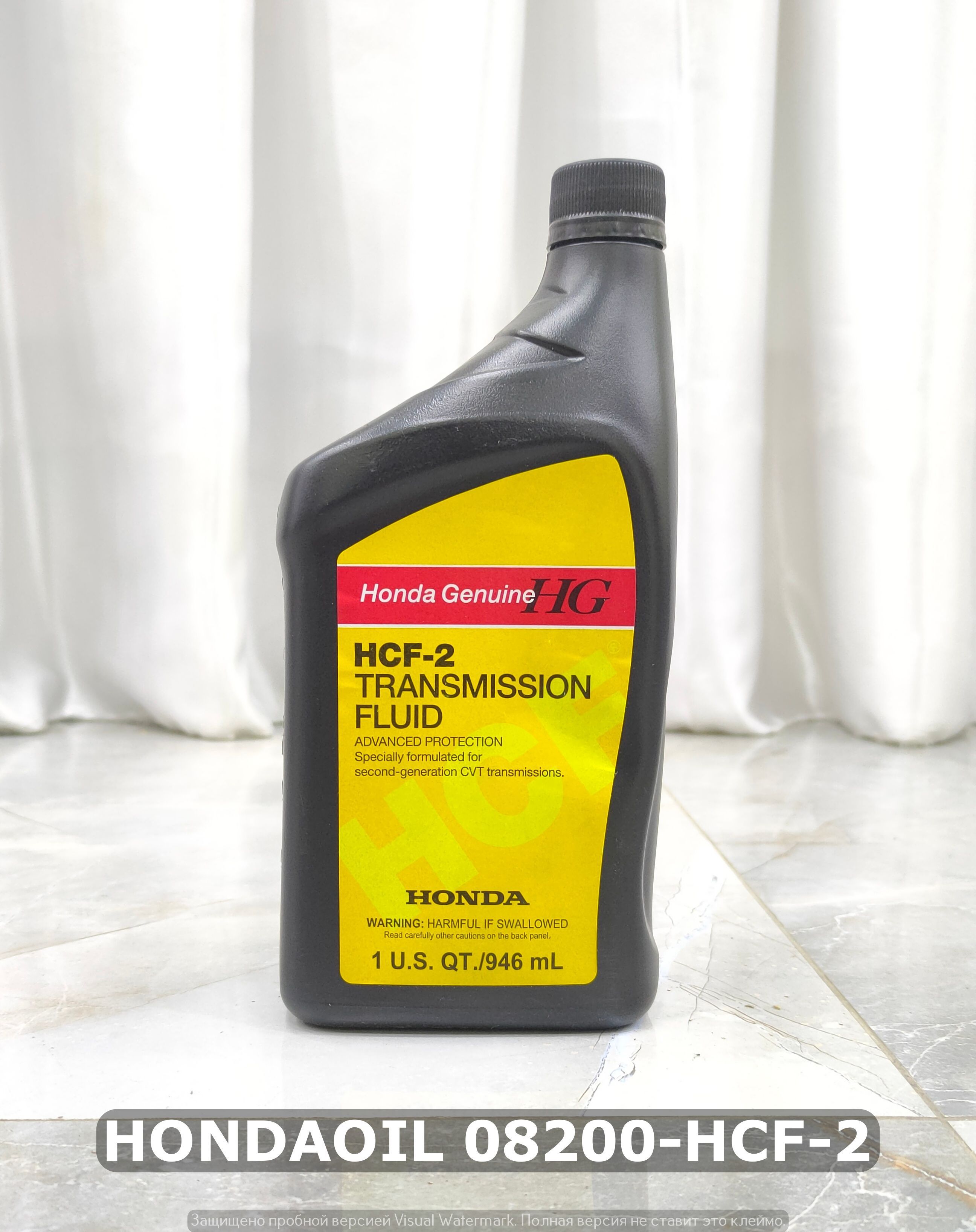 Трансмиссионное масло HONDA GENUINE TRANSMISSION FLUID HCF-2 (USA) 0,946л.  арт. 08200-HCF-2 - купить по выгодной цене в интернет-магазине OZON  (811786297)